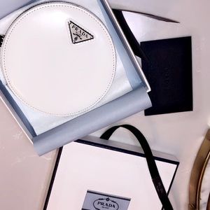 Prada crossbody wallet handbag with removable strap